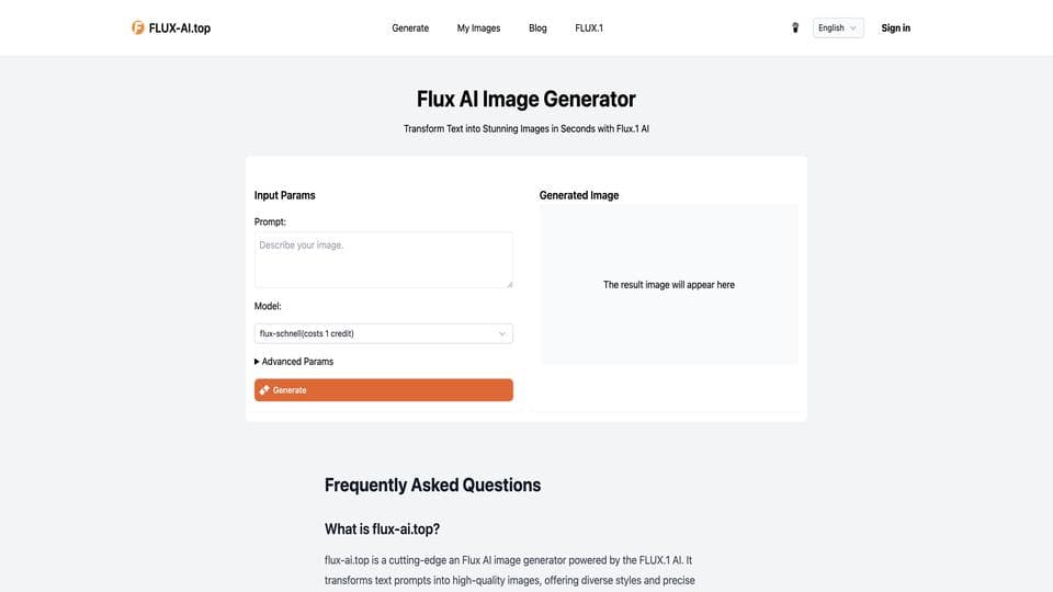 Free Flux AI AI Tool image