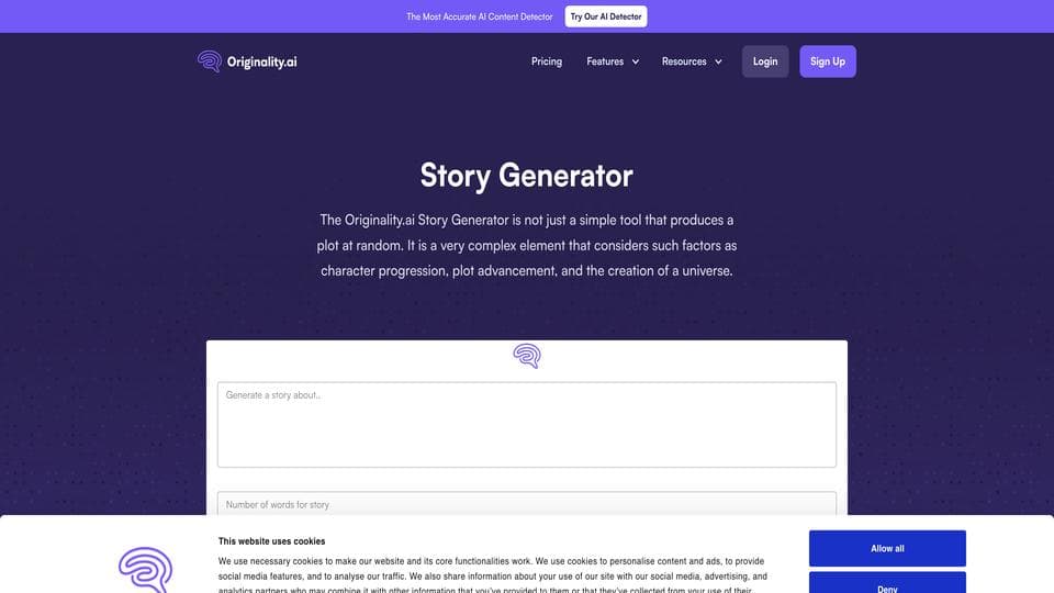 Free Story Generator AI Tool image