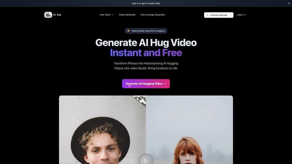 Free AI Hugging AI Tool image