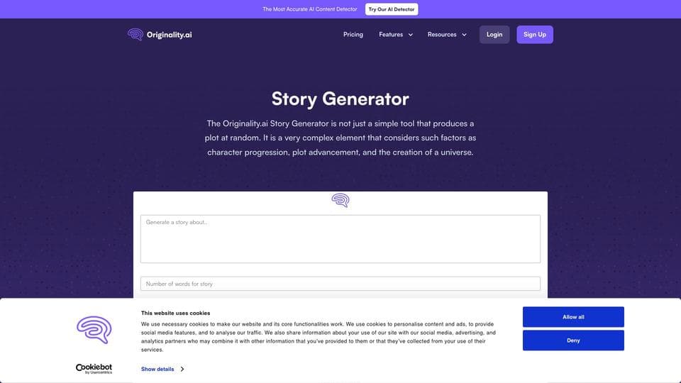 Free Story Generator AI Tool image