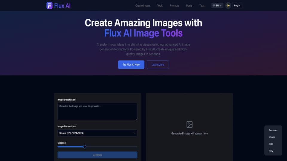 Free Flux AI AI Tool image