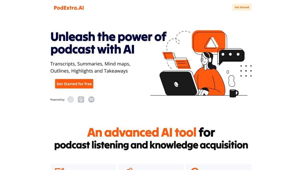 Free PodExtra AI Tool image