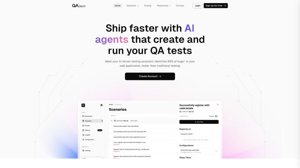 Free QA.tech AI Tool image