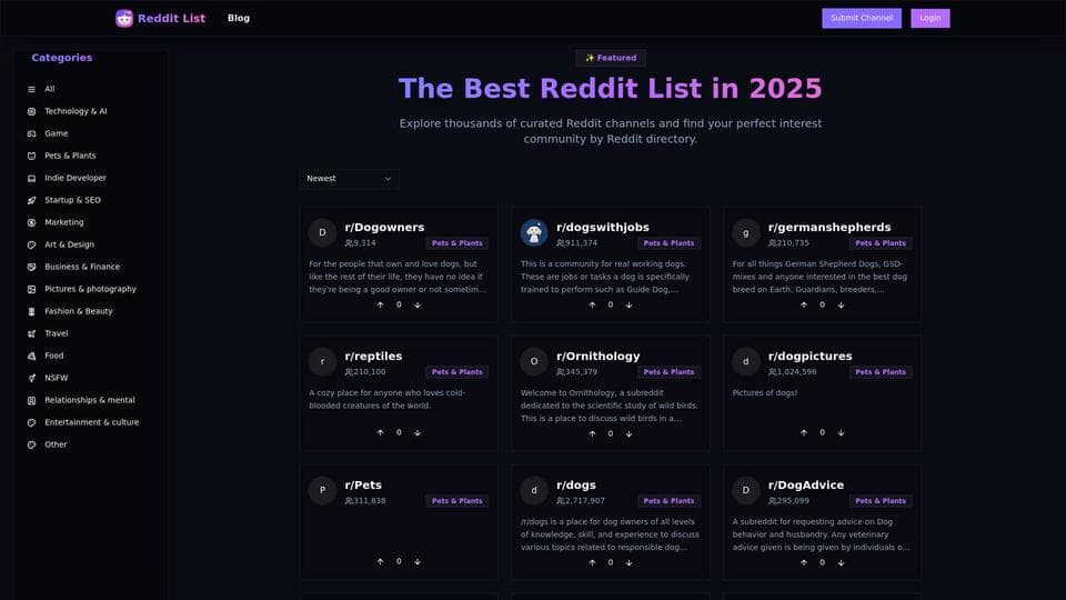 Free Reddit List AI Tool image