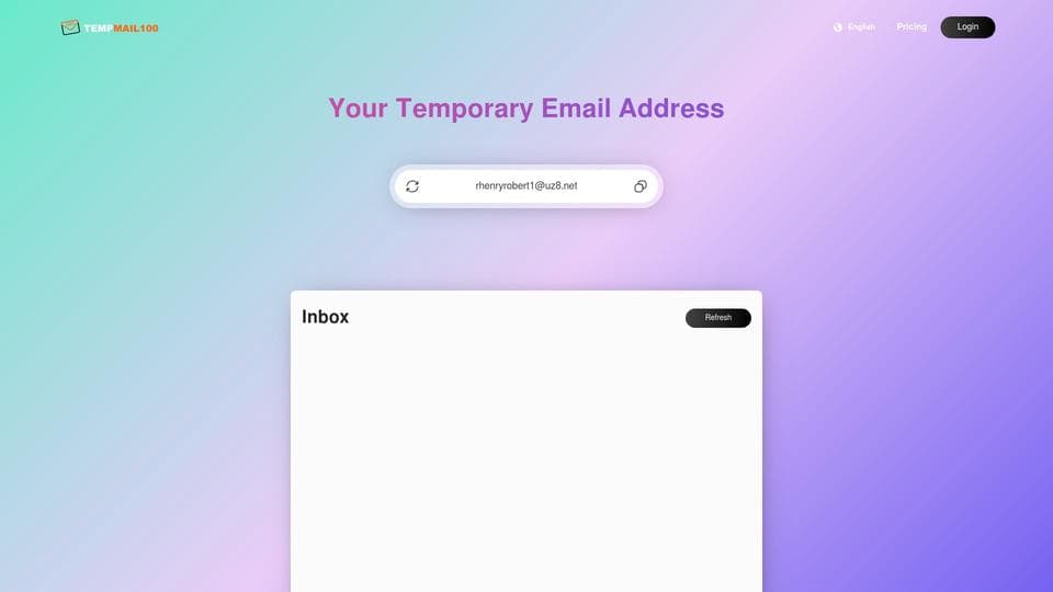 Free TempMail100 AI Tool image