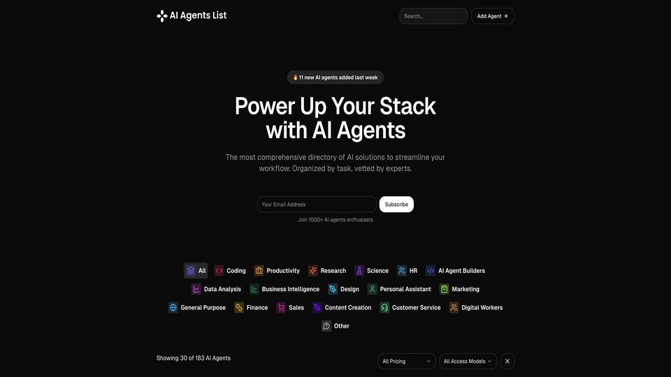 Free AI Agents Directory AI Tool image