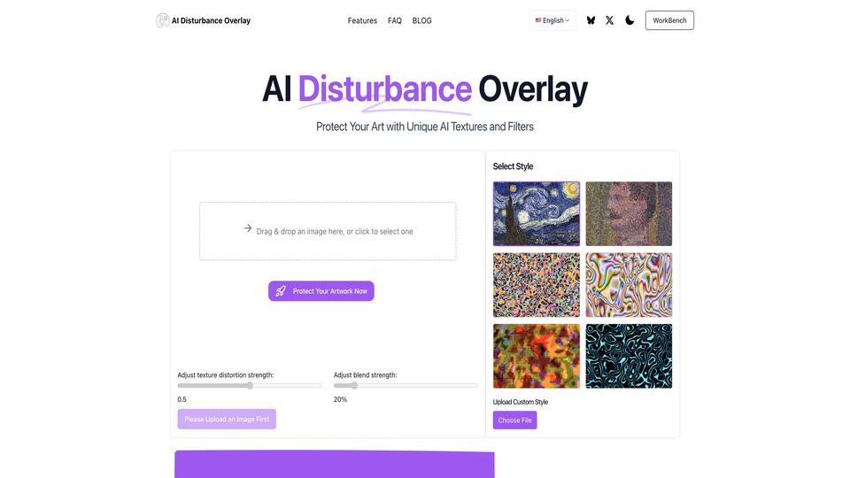 Free AI Disturbance Overlay AI Tool image