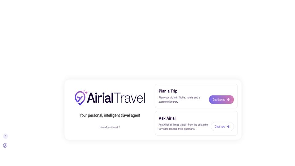 Free Airial Travel AI Tool image