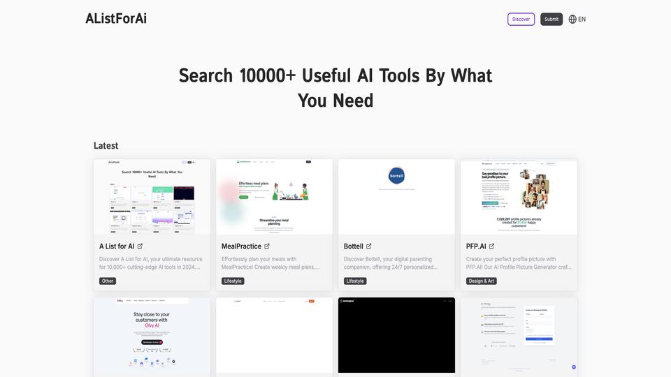 Free AListForAI AI Tool image