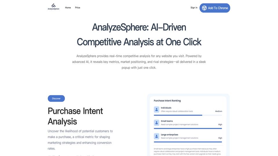 Free AnalyzeSphere AI Tool image