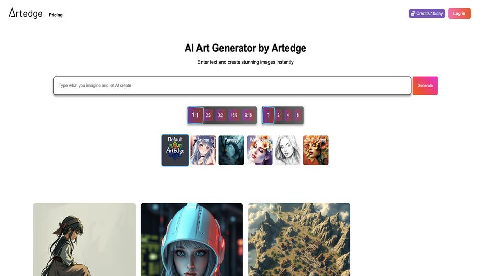 Free Artedge AI AI Tool image