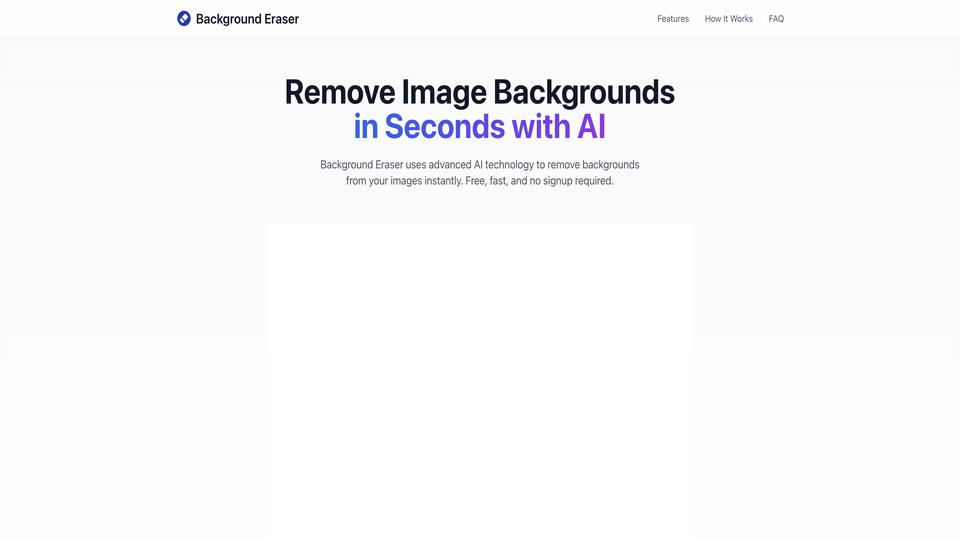 Free Background Eraser AI Tool image