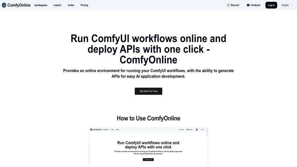 Free ComfyOnline AI Tool image