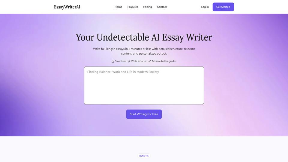 Free EssayWriter AI AI Tool image