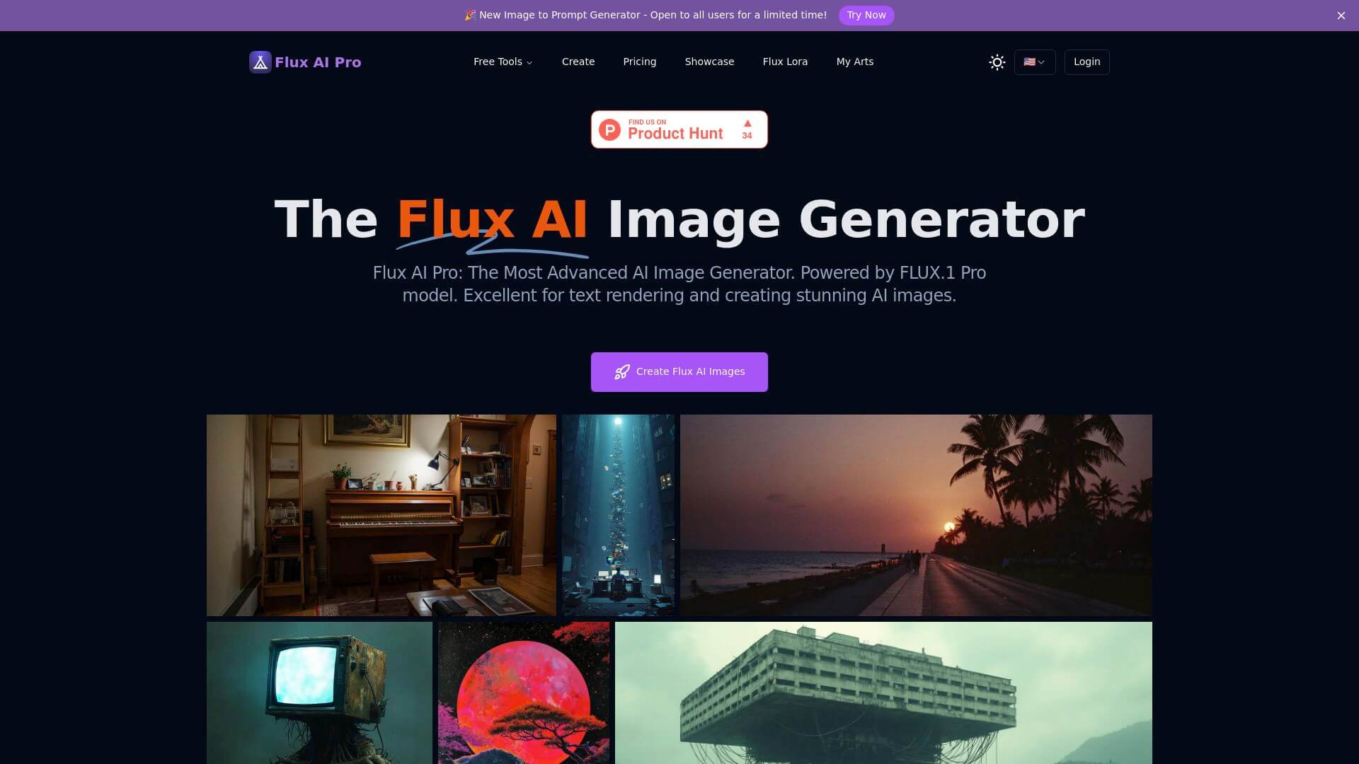 Free Flux AI Pro AI Tool image