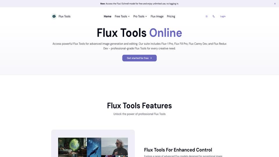 Free Flux Tools AI Tool image