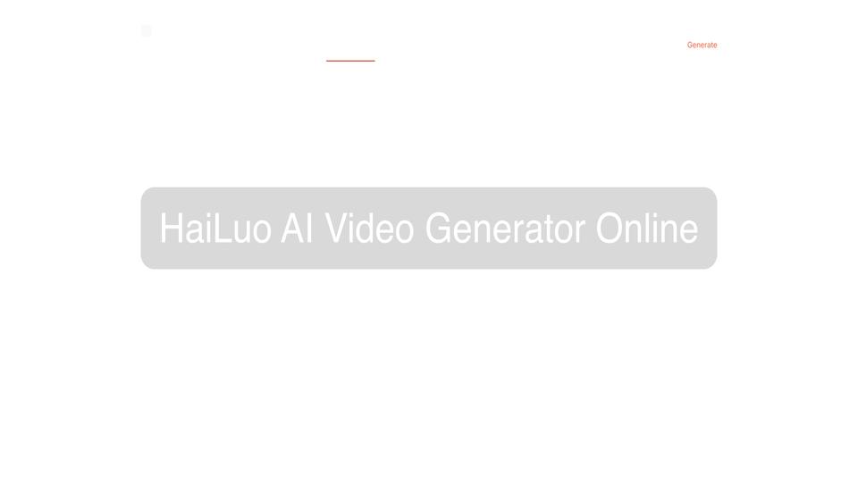 Free Hailuo AI AI Tool image