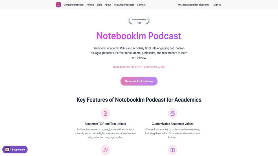 Free Notebooklm Podcast AI Tool image