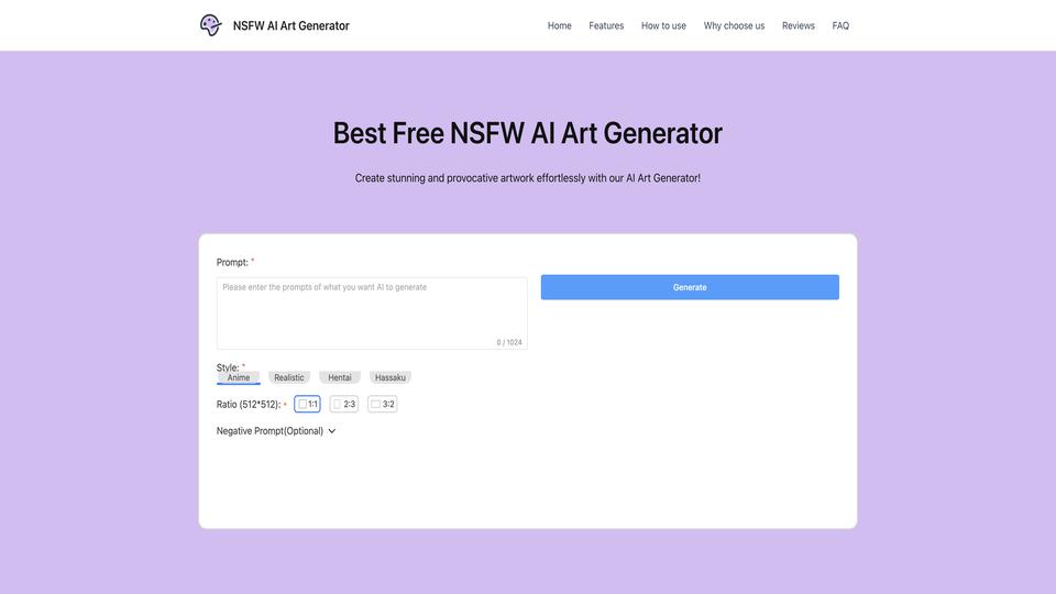 Free NSFW AI Art Generator AI Tool image