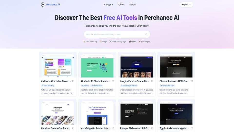 Free Perchance AI AI Tool image