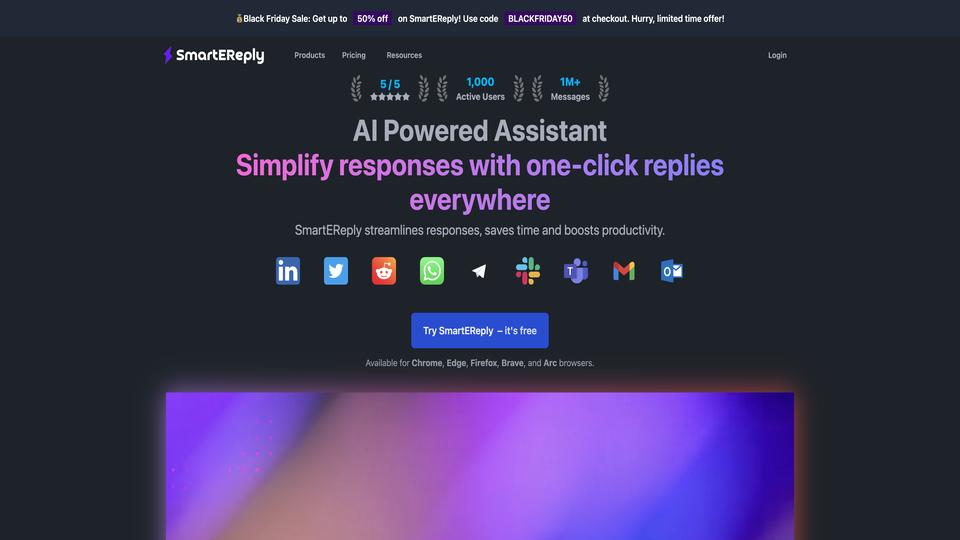 Free SmartEReply AI Tool image