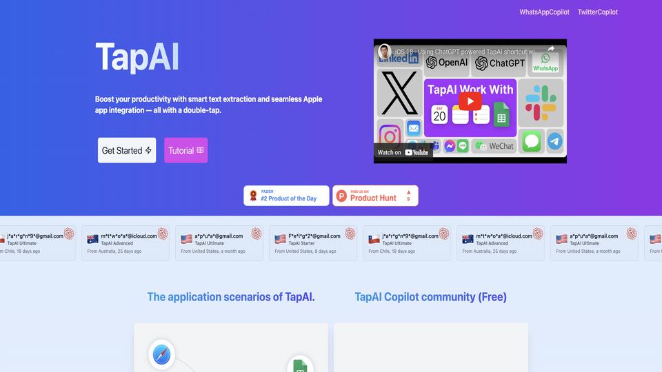 Free TapAI AI Tool image