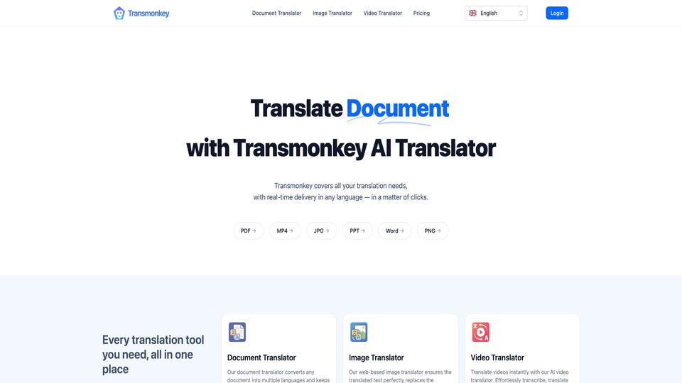 Free Transmonkey AI Tool image