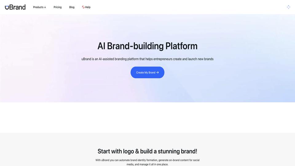 Free uBrand AI Tool image