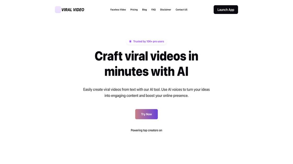 Free Viral Video AI Tool image